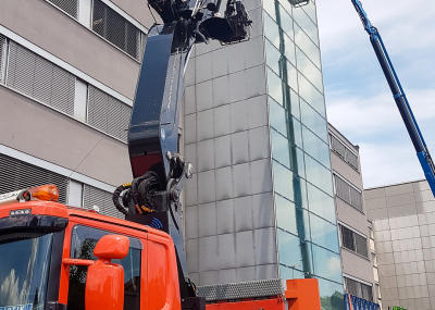 Auswechseln von RWA-Fenstern in Treppenhaus