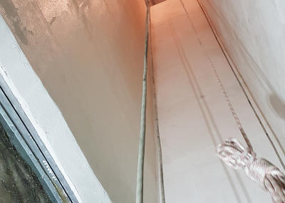 Isolation eines Lüftungsschachtes mit FOAMGLAS T3+