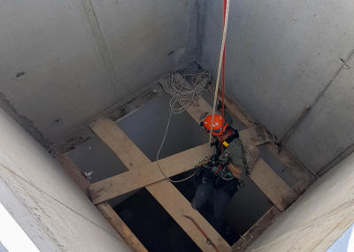 Entfernung Schalungsholz in Lüftungsschächten