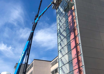 Auswechseln von RWA-Fenstern in Treppenhaus