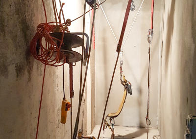 Isolation eines Lüftungsschachtes mit FOAMGLAS T3+