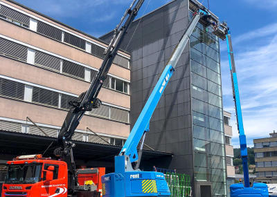 Auswechseln von RWA-Fenstern in Treppenhaus